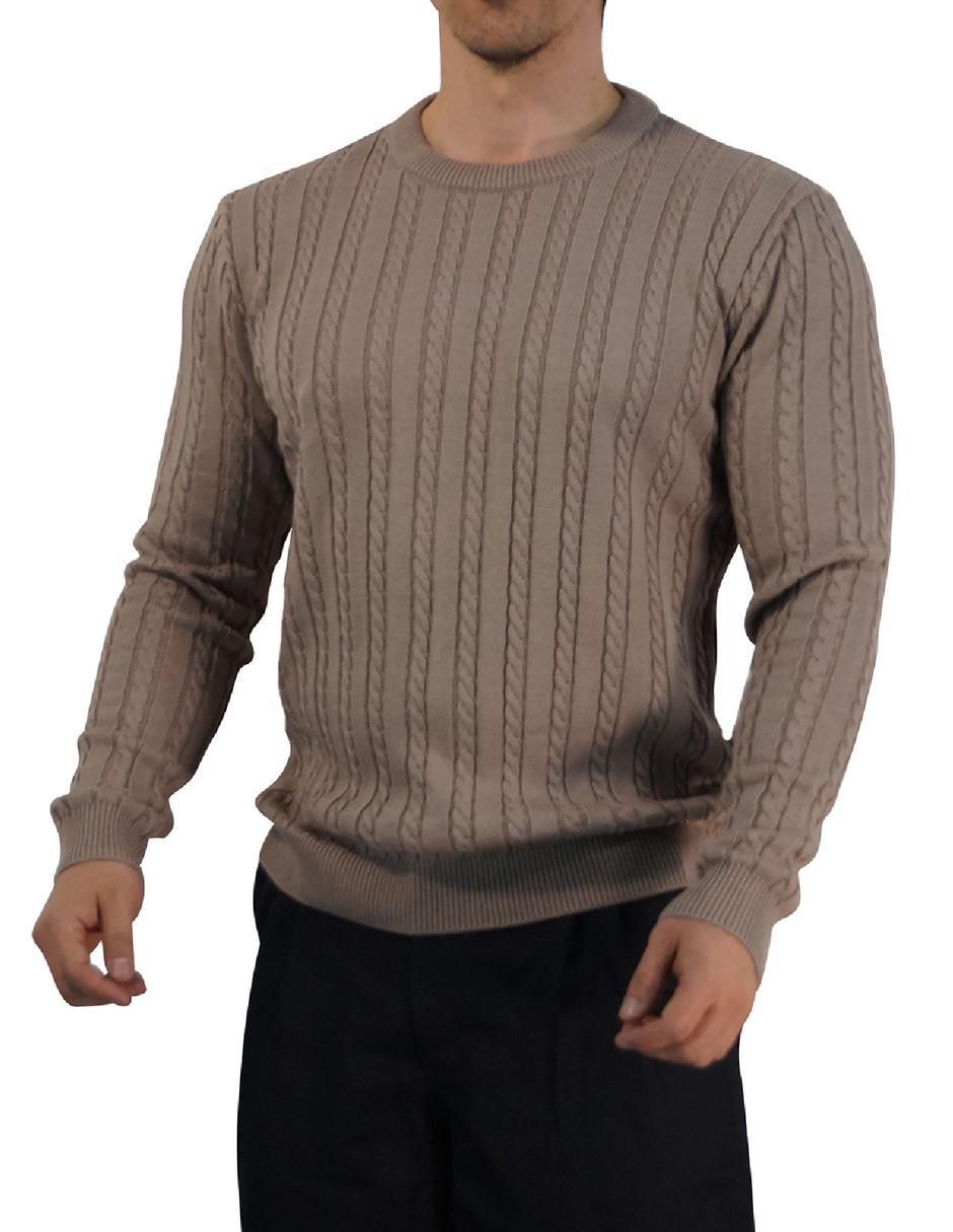 Suéter cuello redondo para hombre Suéter cuello redondo para hombre