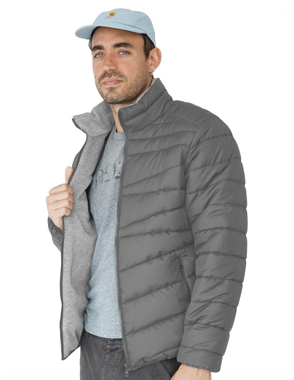 Chamarra capitonada reversible para hombre 7