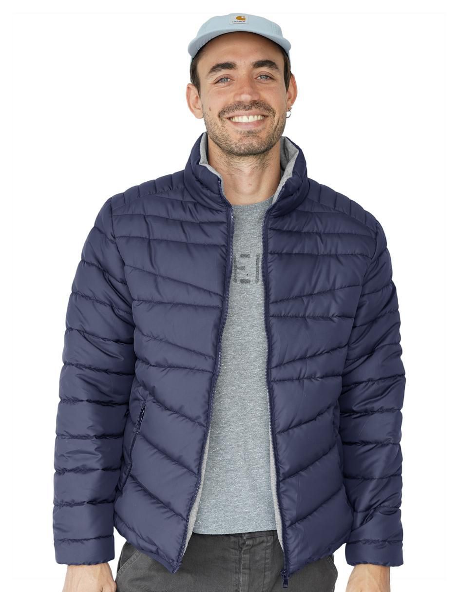 Chamarra capitonada reversible para hombre