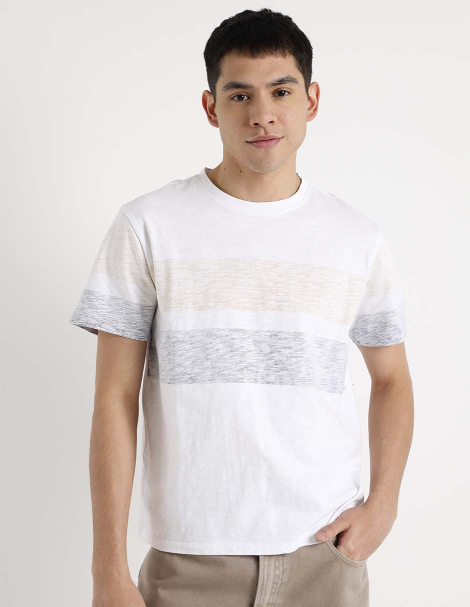 Playera cuello redondo para hombre