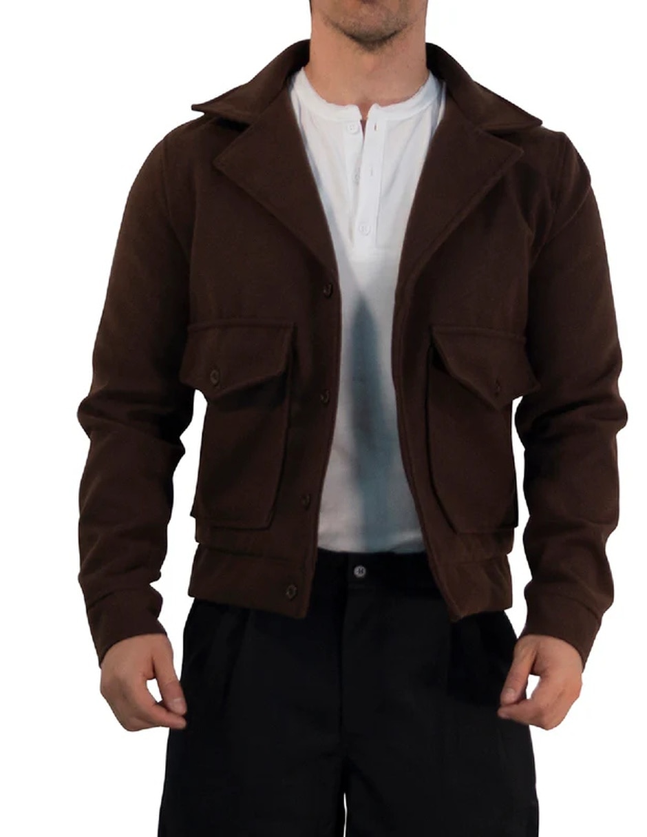 Chamarra casual con bolsillos para hombre 10