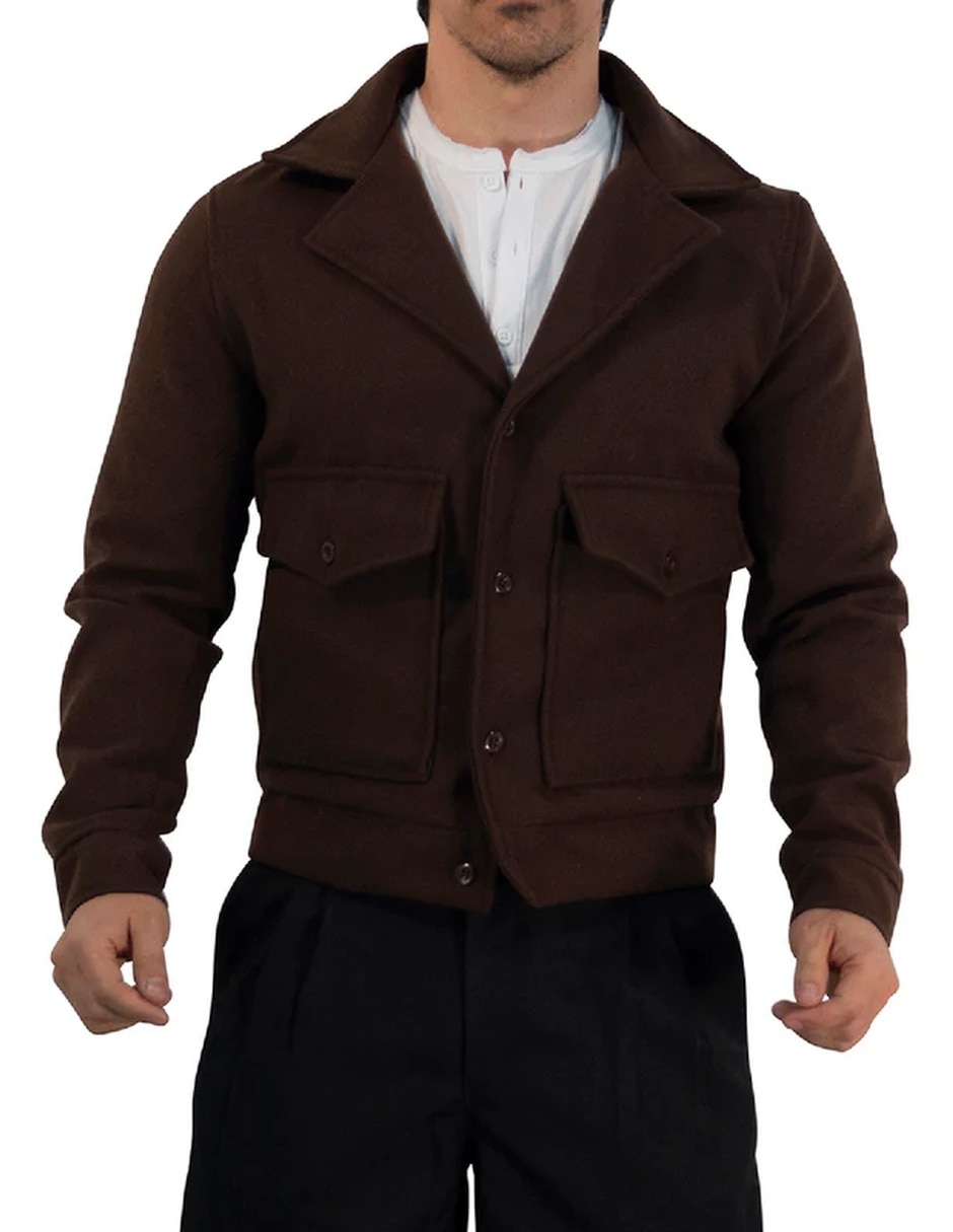Chamarra casual con bolsillos para hombre 6