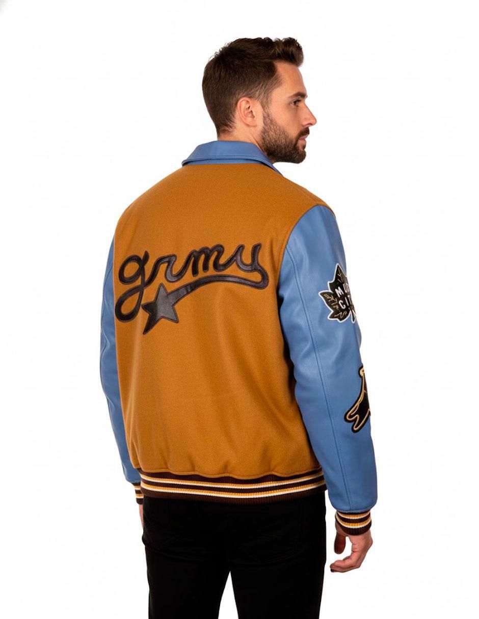 Chamarra beisbolera para hombre