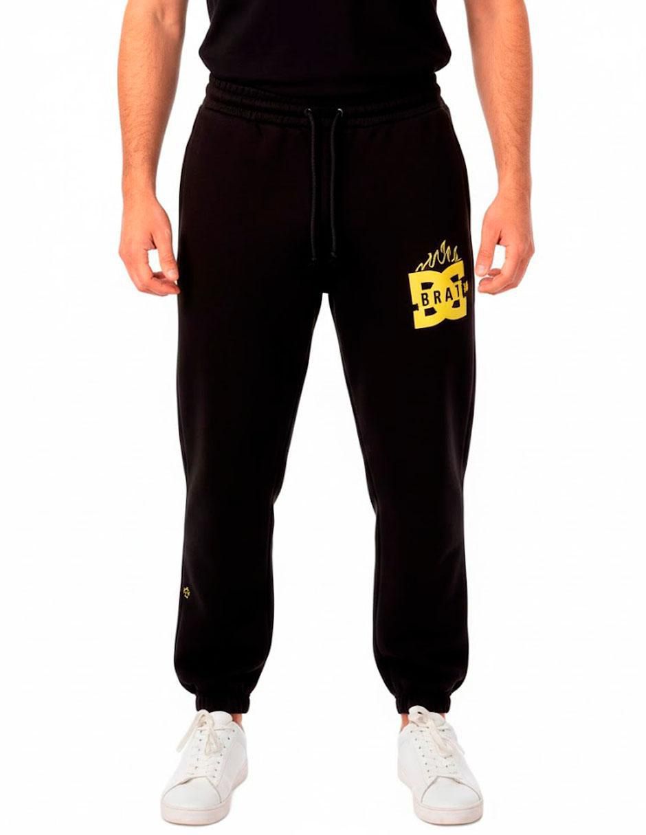 Pants regular con jareta para hombre