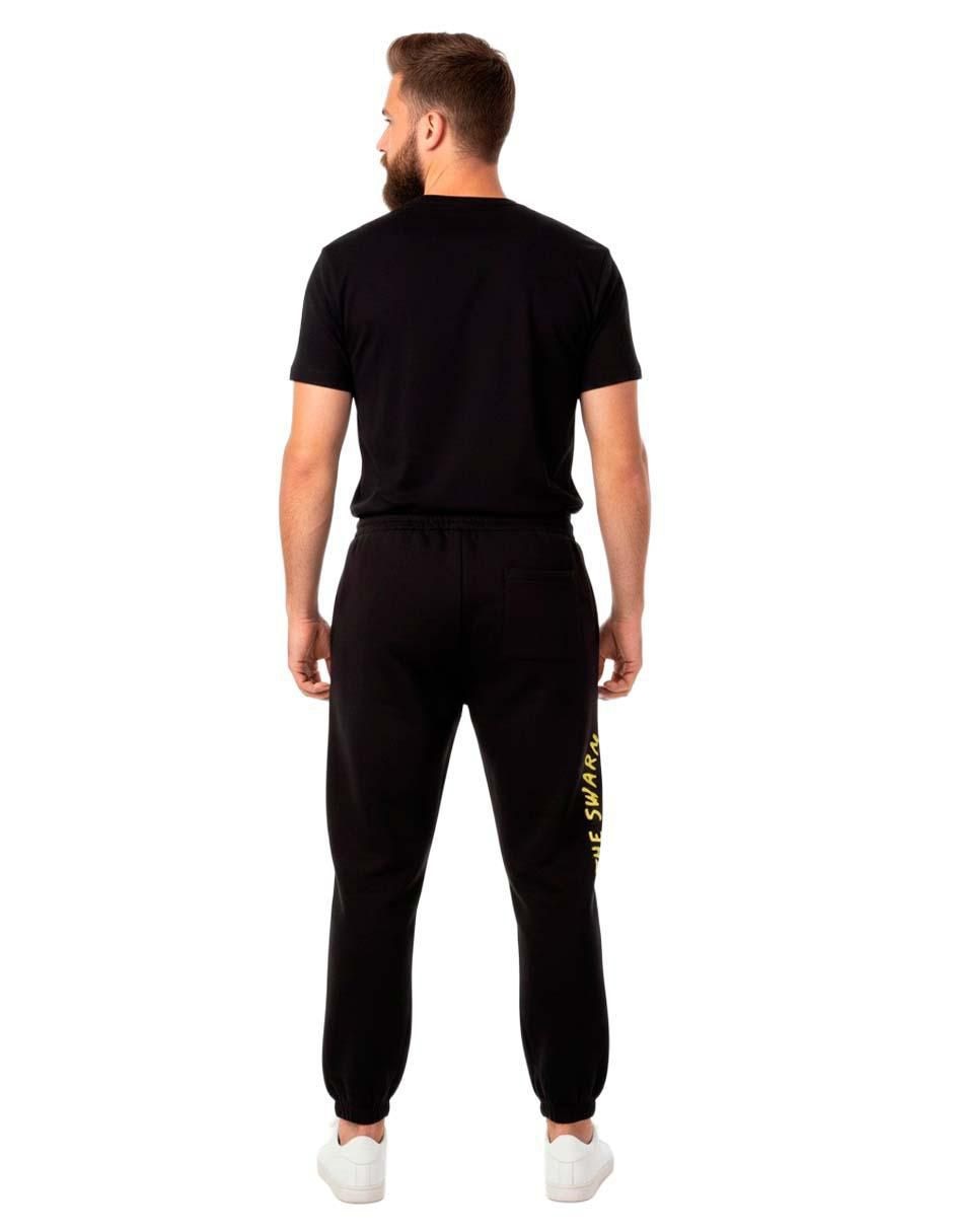 Pants regular con jareta para hombre