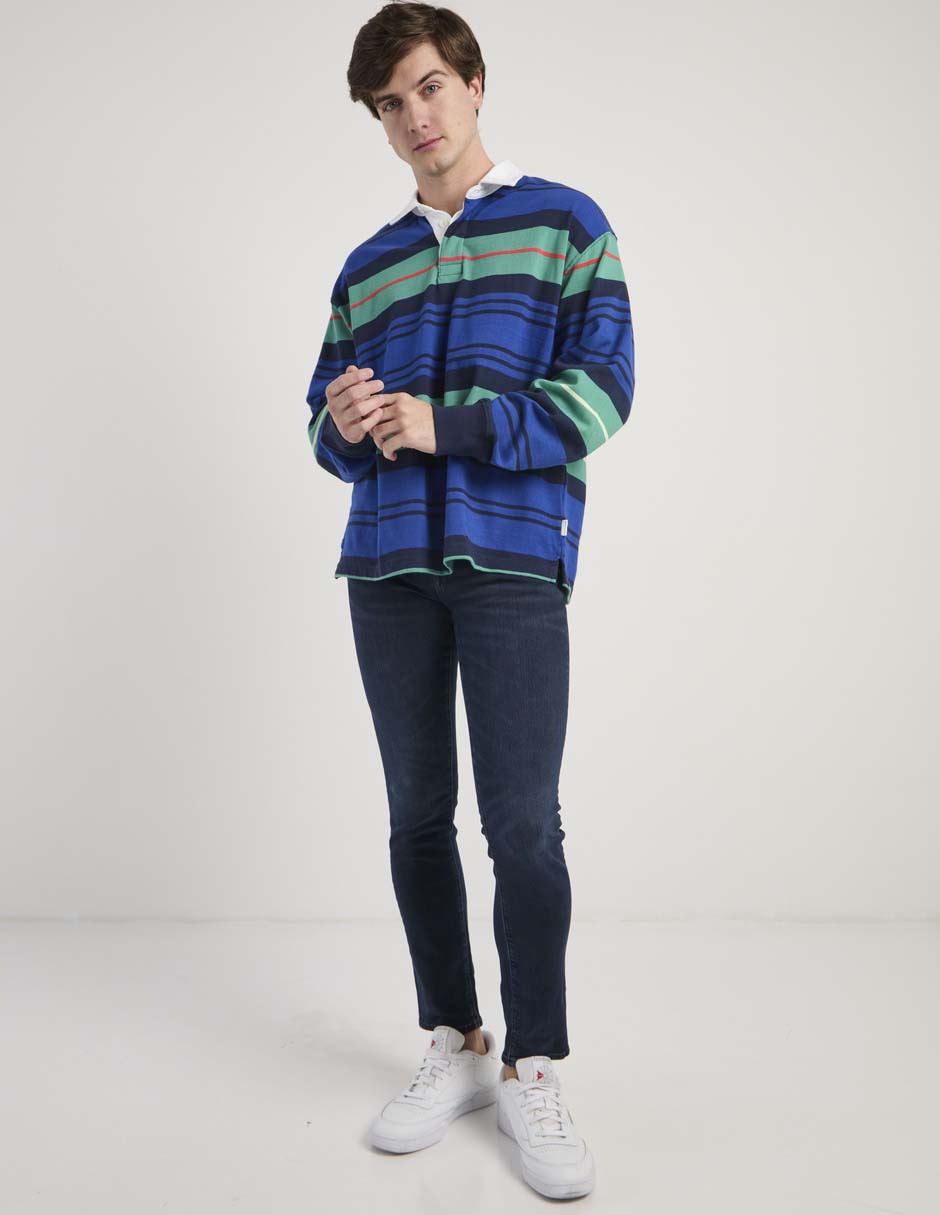 Jeans skinny American Eagle lavado obscuro para hombre