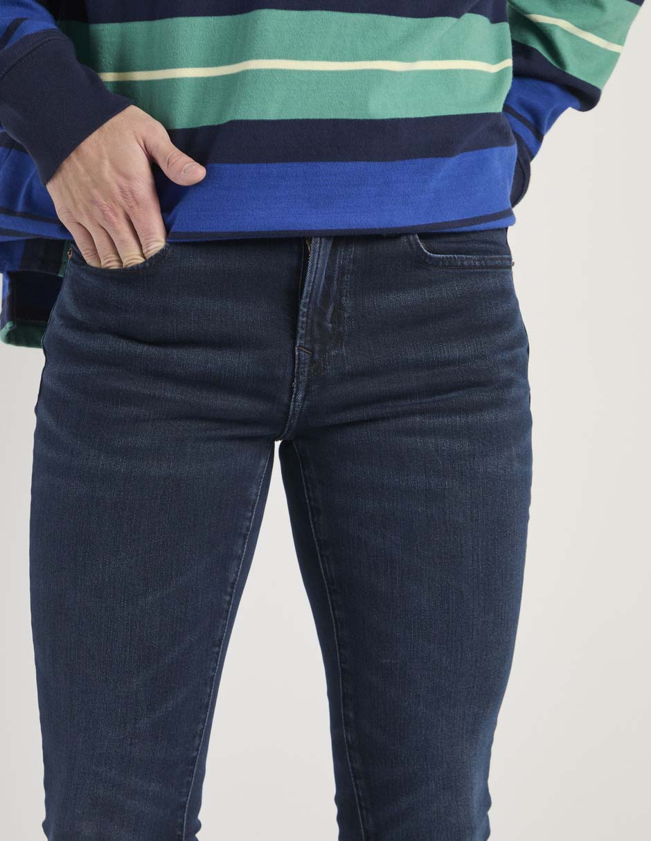 Jeans skinny American Eagle lavado obscuro para hombre
