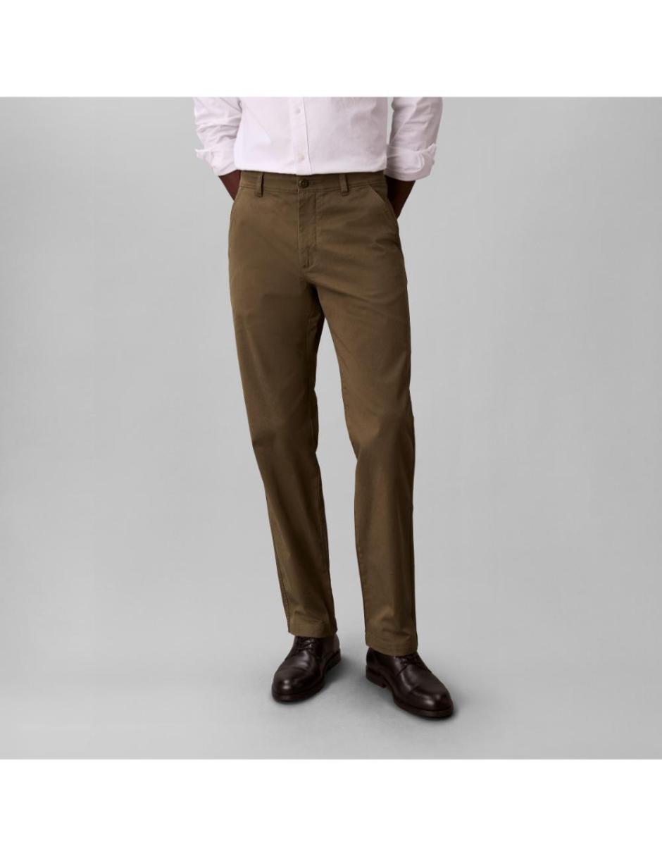 Pantalón casual chiregular calvin klein de algodón para hombre 4