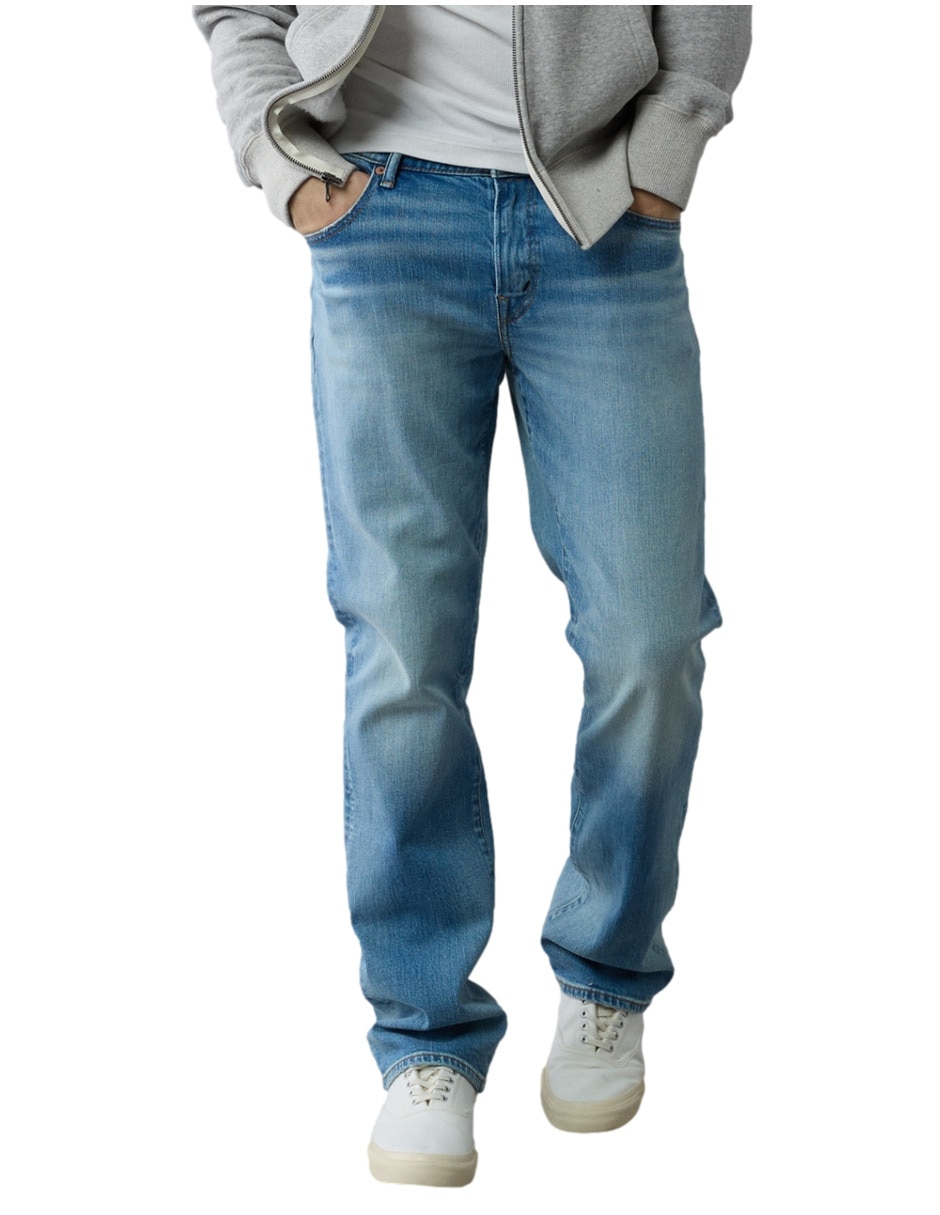 Jeans boot deslavado para hombre Jeans boot deslavado para hombre
