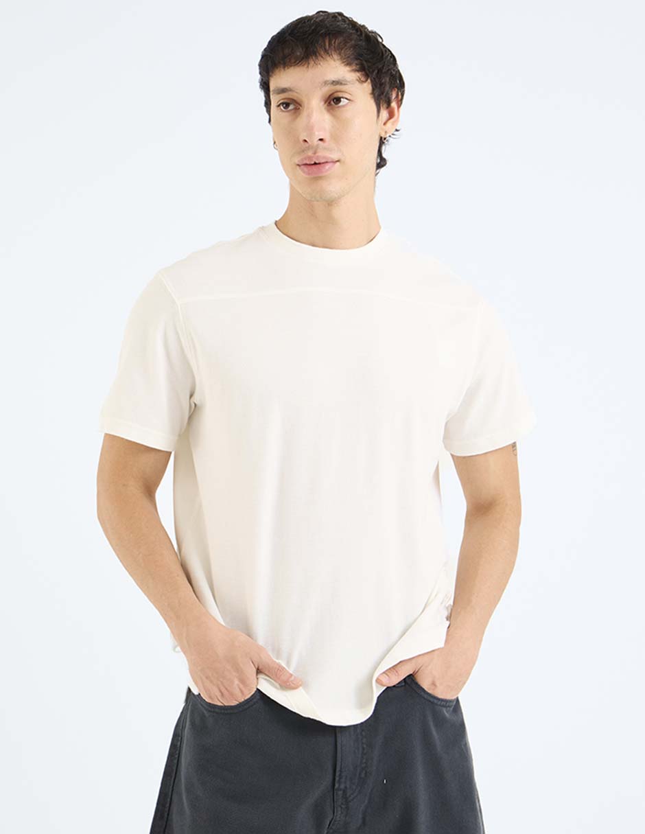 Playera cuello redondo para hombre