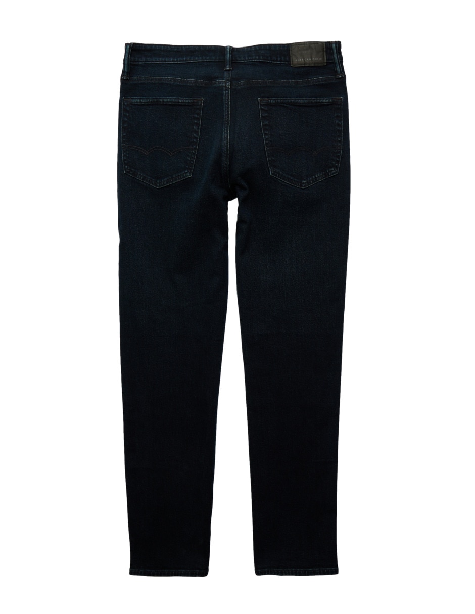 Jeans slim ae jeans lavado obscuro para hombre 3