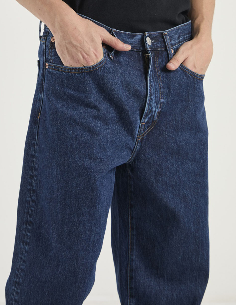 Jeans baggy American Eagle lavado obscuro para hombre