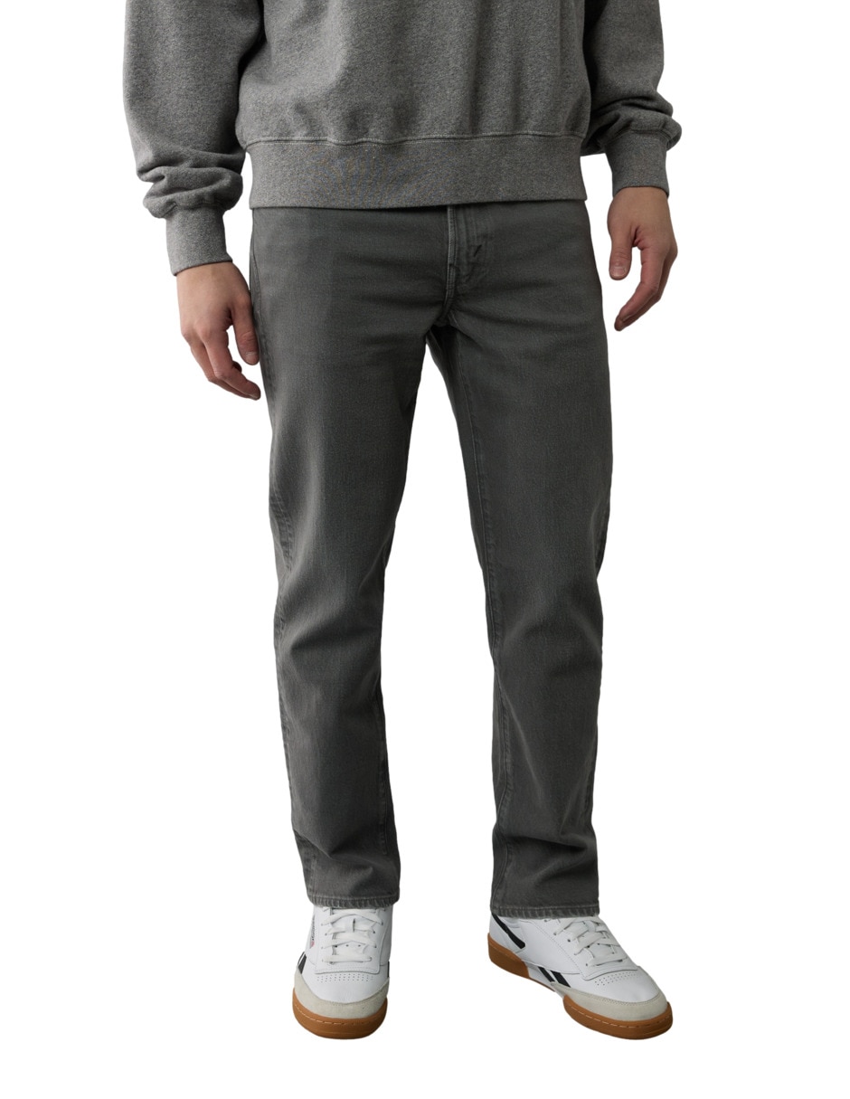 Pantalón straight de algodón para hombre