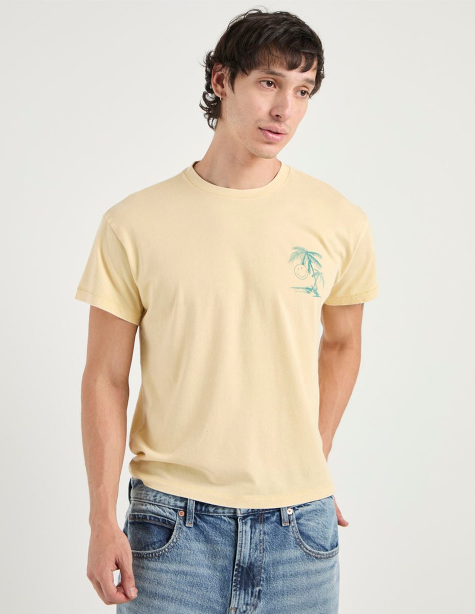 Playera tees cuello redondo para hombre