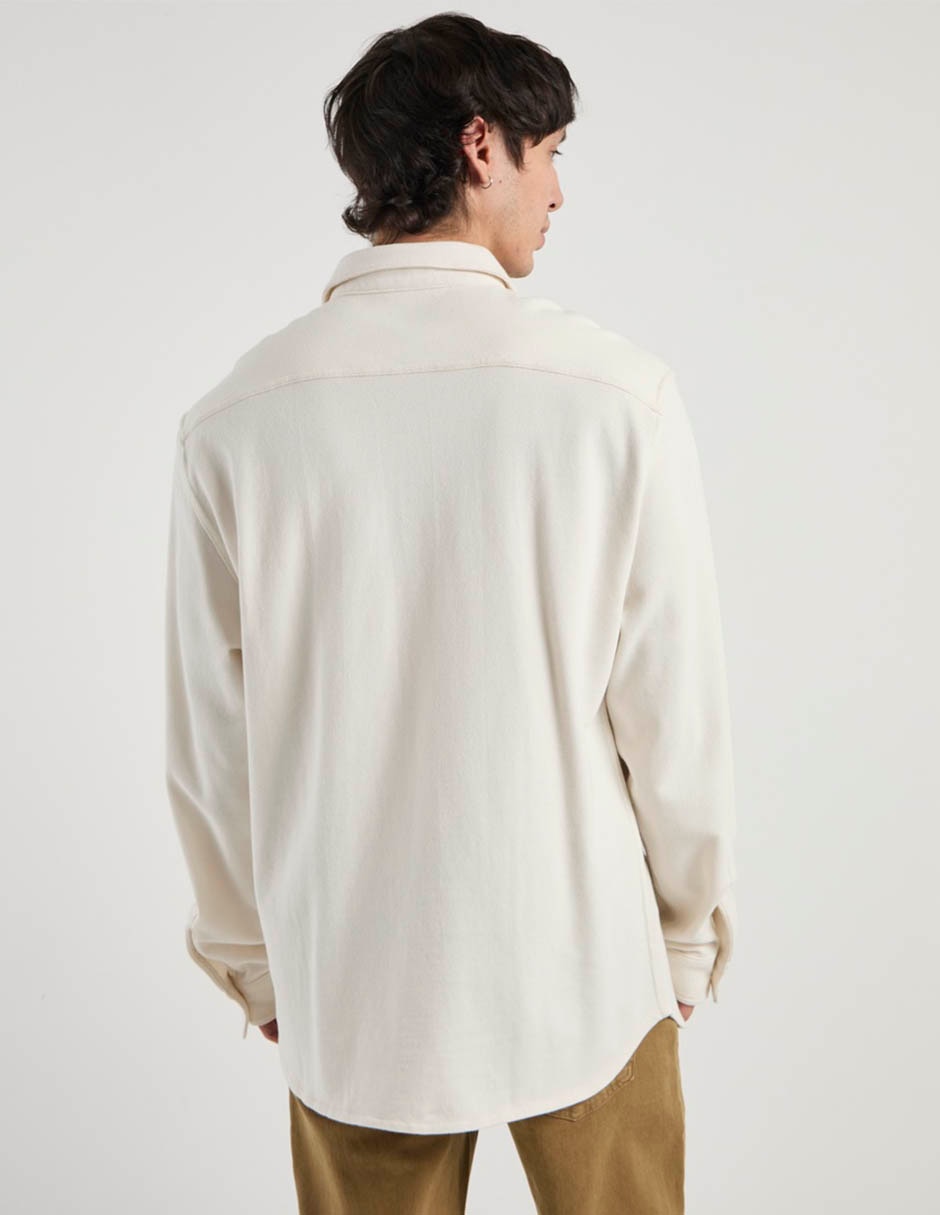 Camisa casual de algodón manga larga para hombre 9