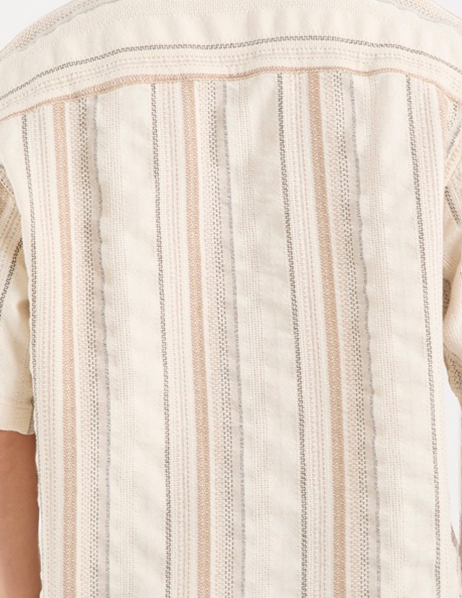 Camisa casual American Eagle manga corta para hombre