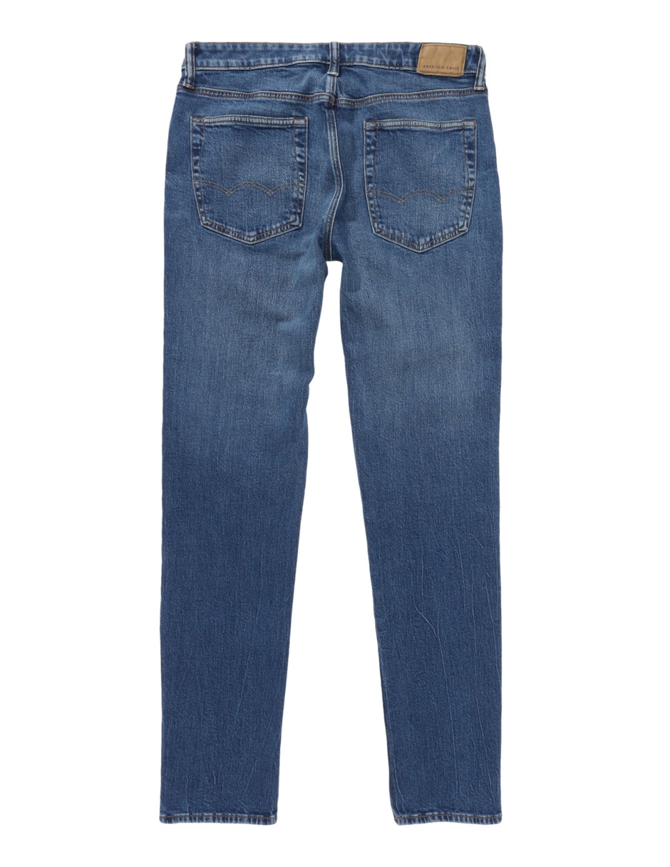 Jeans slim American Eagle lavado obscuro para hombre