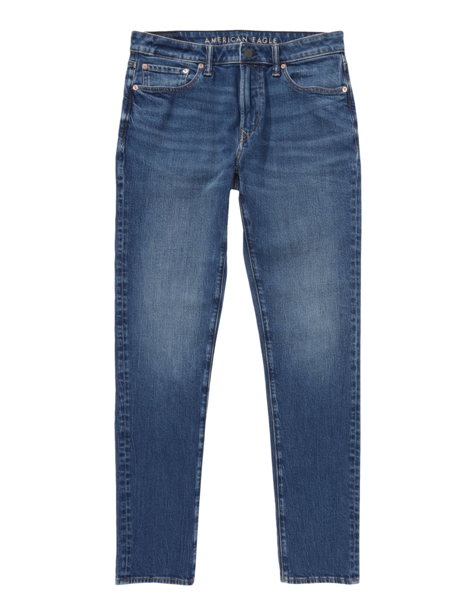 Jeans slim American Eagle lavado obscuro para hombre