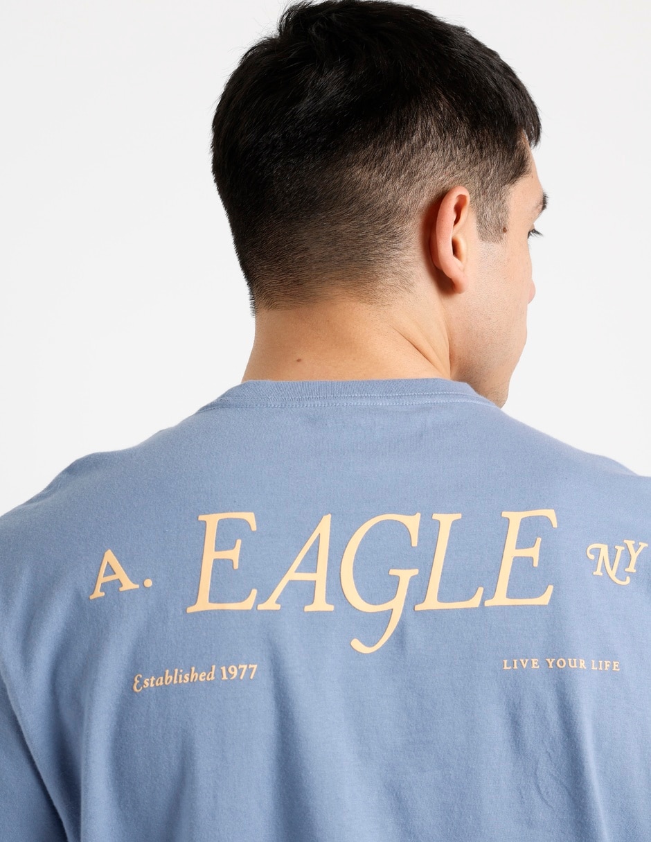 Playera American Eagle cuello redondo para hombre