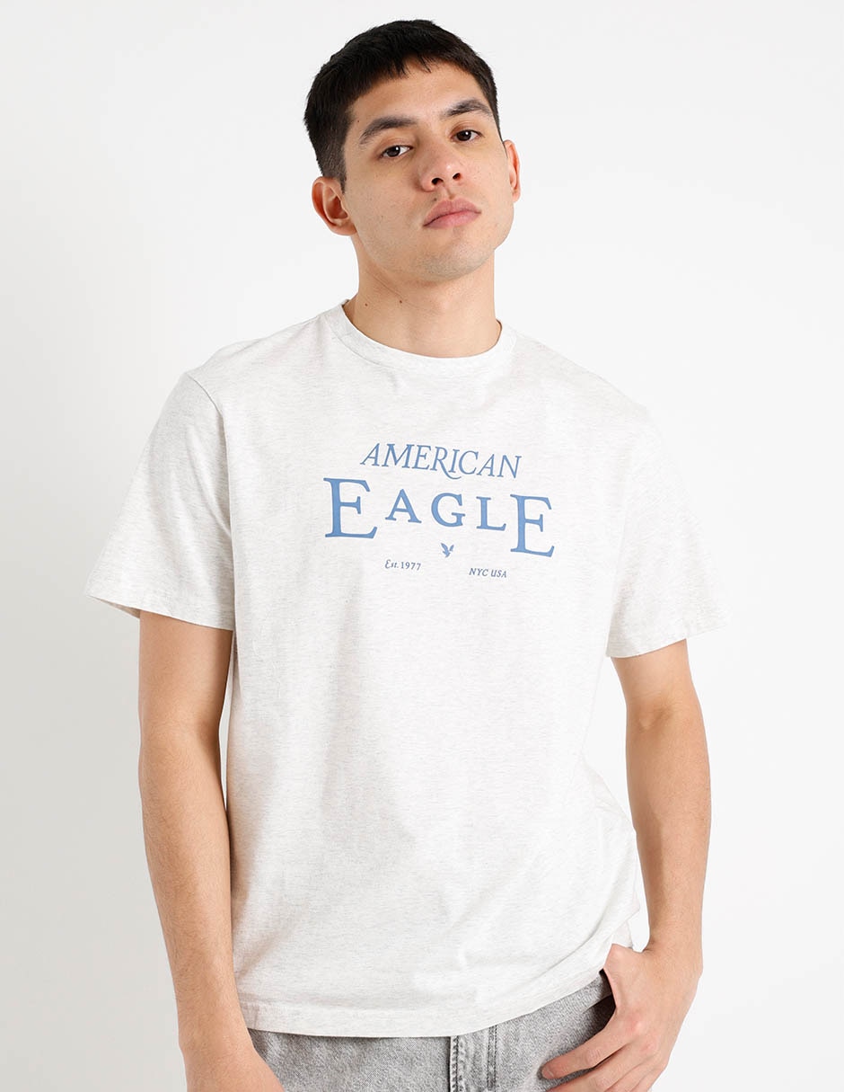 Playera American Eagle cuello redondo para hombre