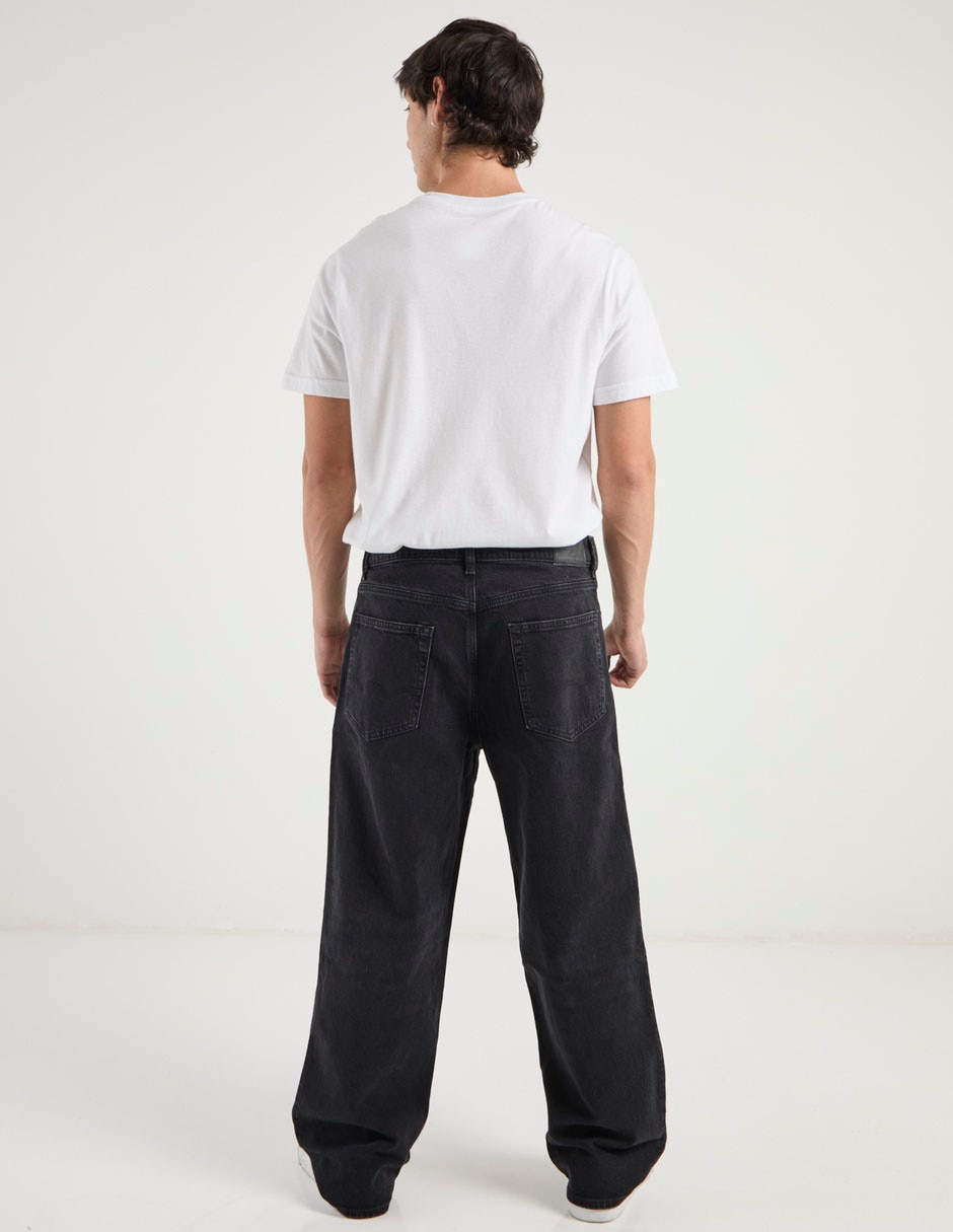 Jeans baggy American Eagle lavado obscuro para hombre