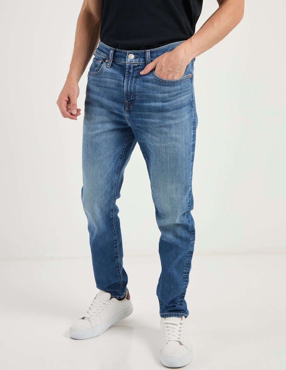 Jeans skinny deslavado para hombre