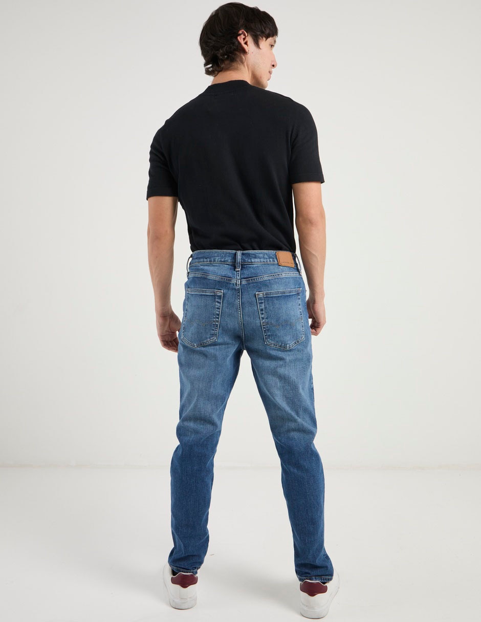 Jeans skinny American Eagle deslavado para hombre