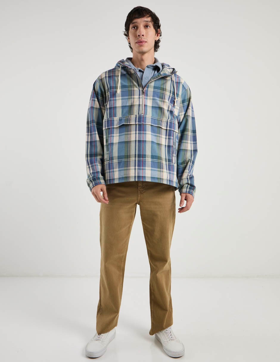 Chamarra casual american eagle de algodón con capucha para hombre