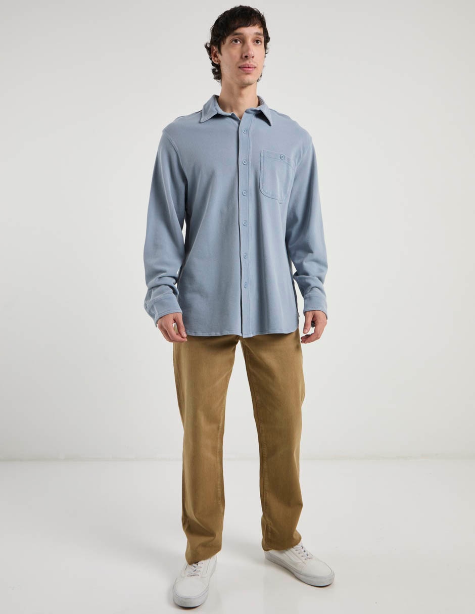 Pantalón bota de algodón para hombre 4
