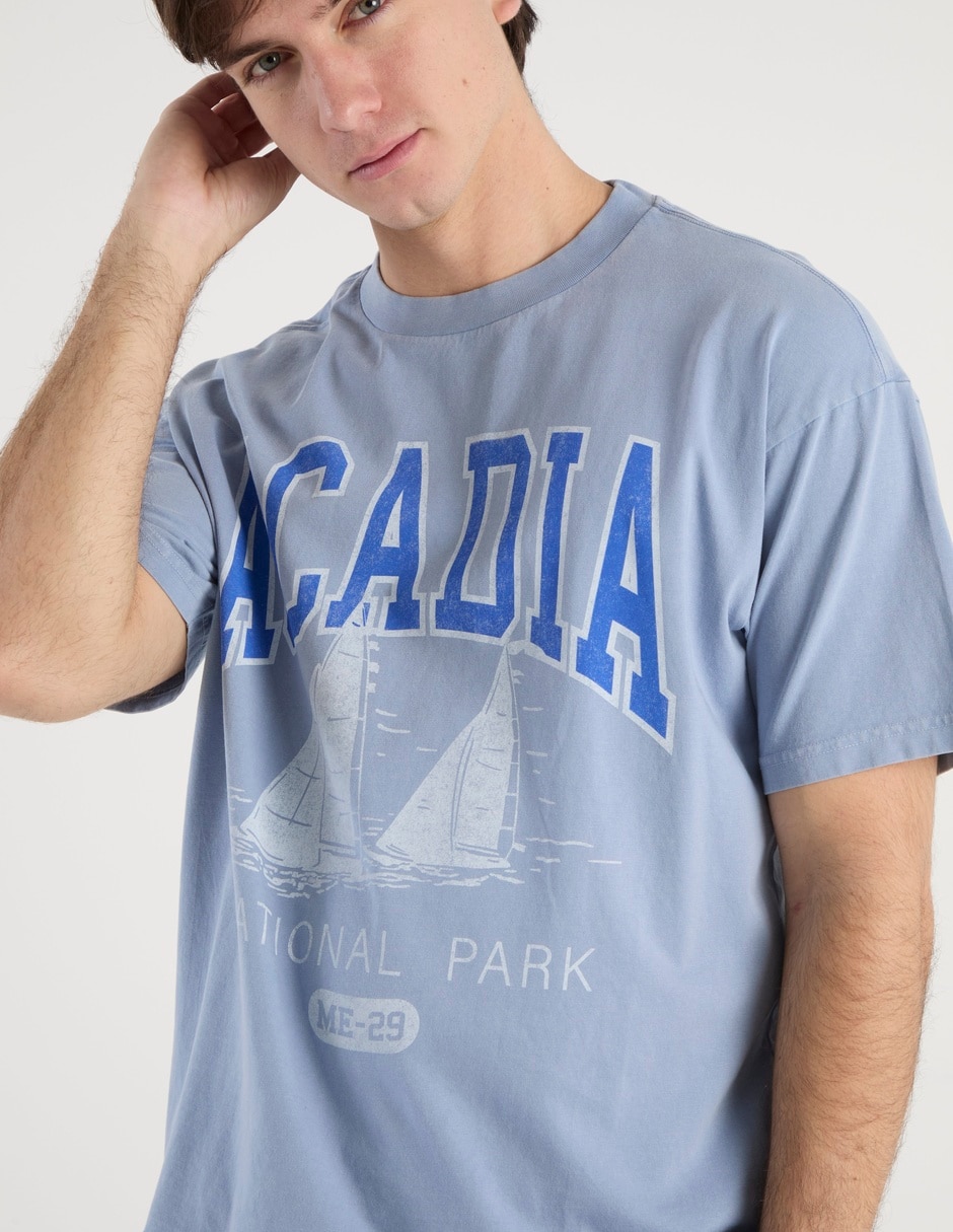 Playera American Eagle cuello redondo para hombre