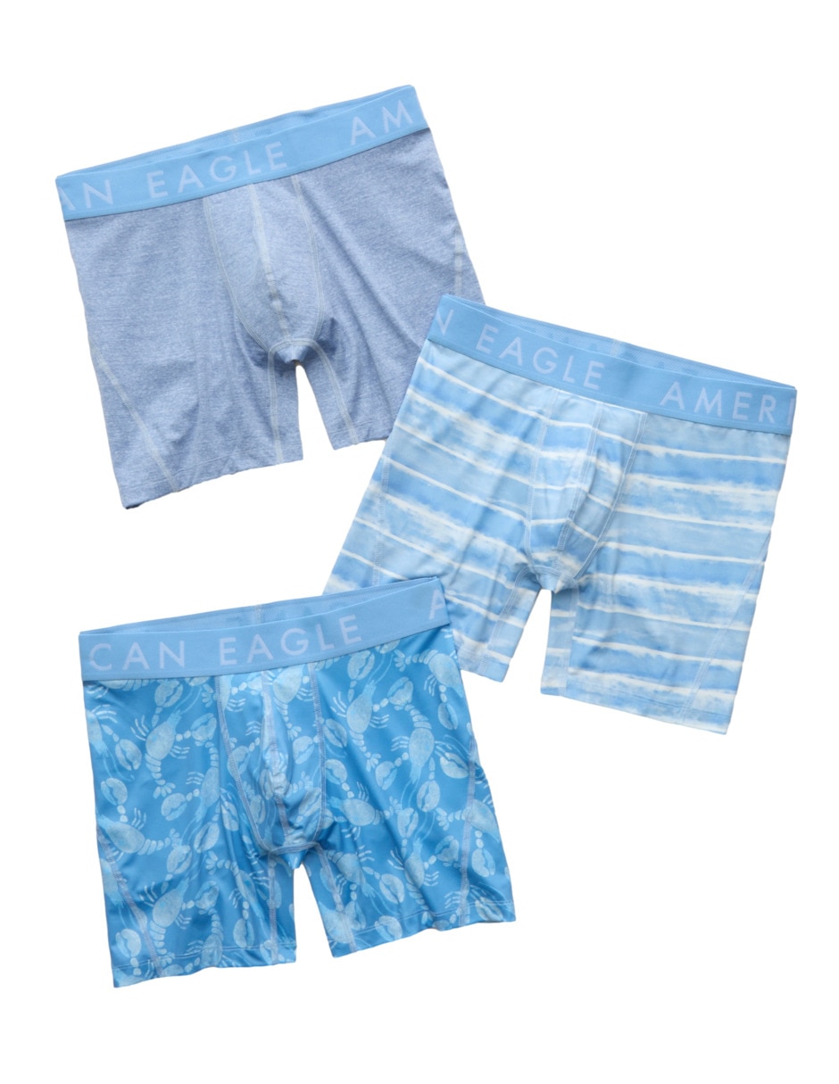 Bóxer american eagle de algodón para hombre 3 piezas