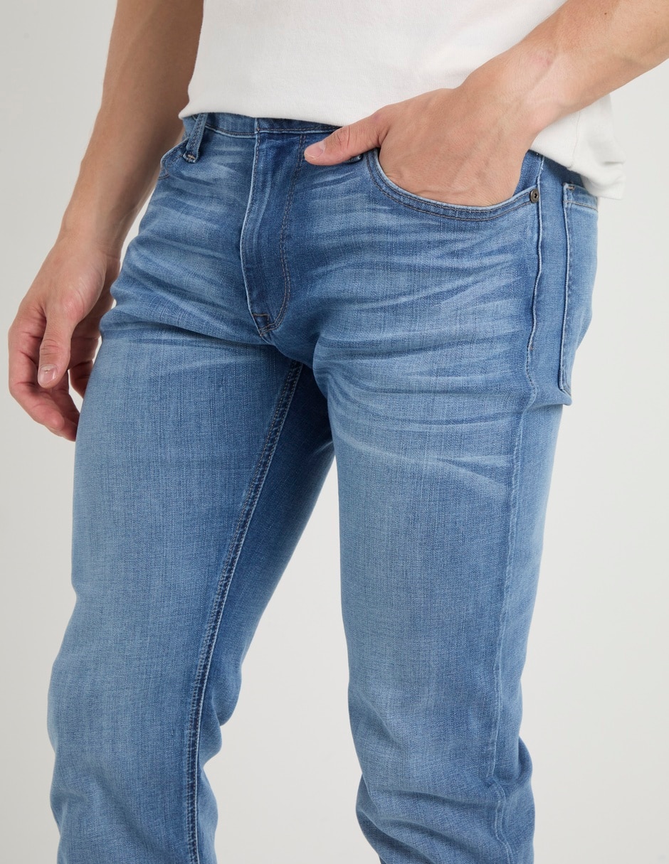 Jeans skinny That's It deslavado para hombre