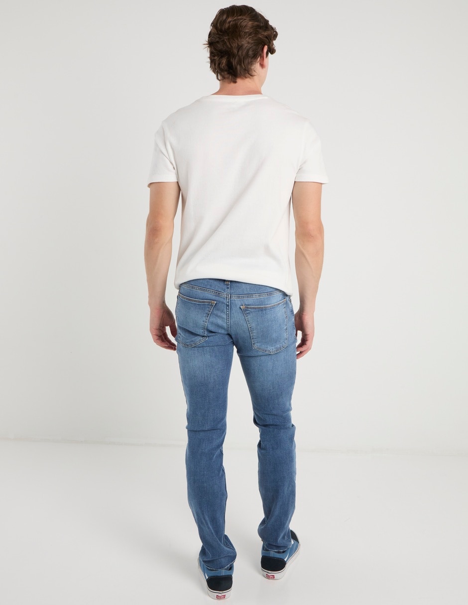 Jeans slim That's It deslavado para hombre