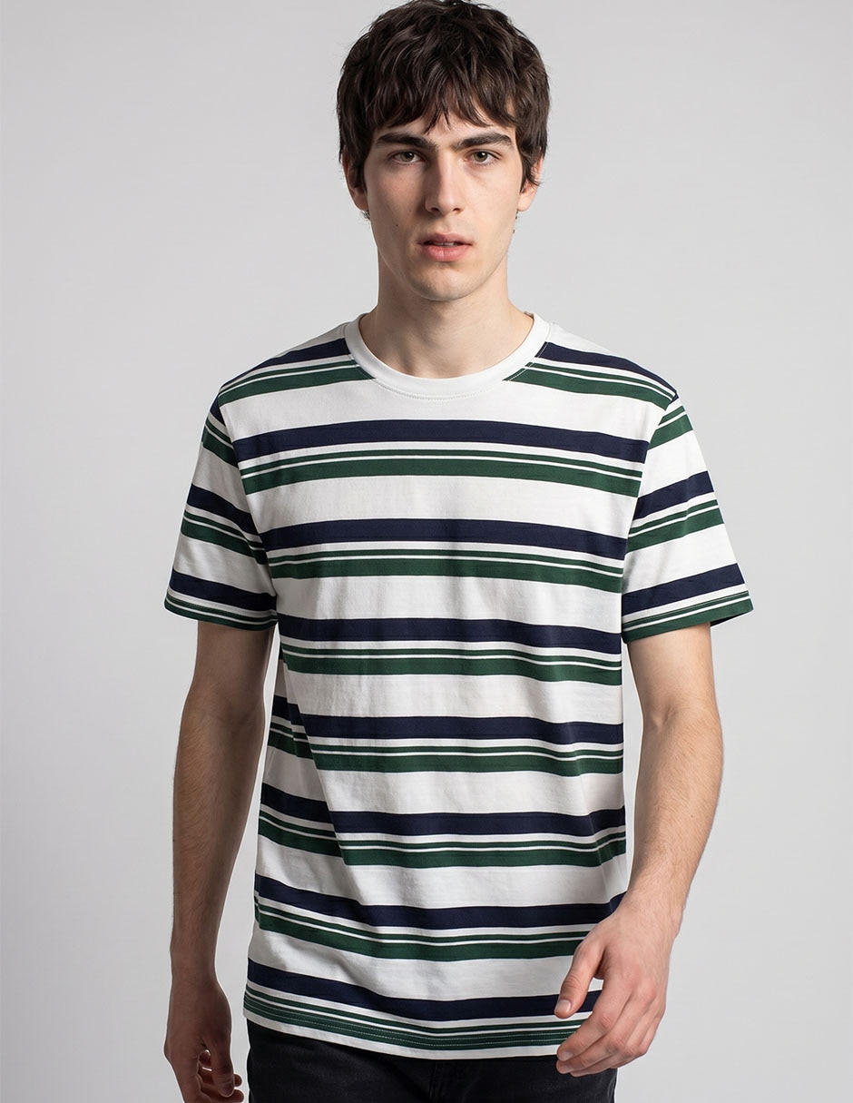 Playera cuello redondo para hombre 1