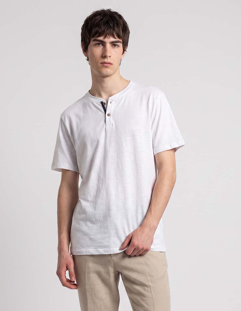 Playera eso es todo cuello henley para hombre Playera eso es todo cuello henley para hombre