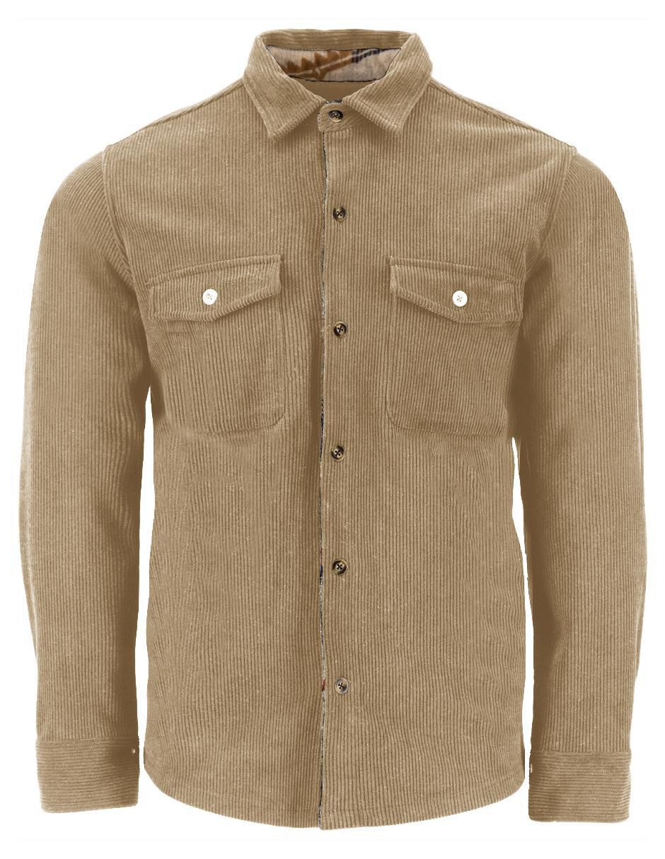 Camisa casual manga larga para hombre 3