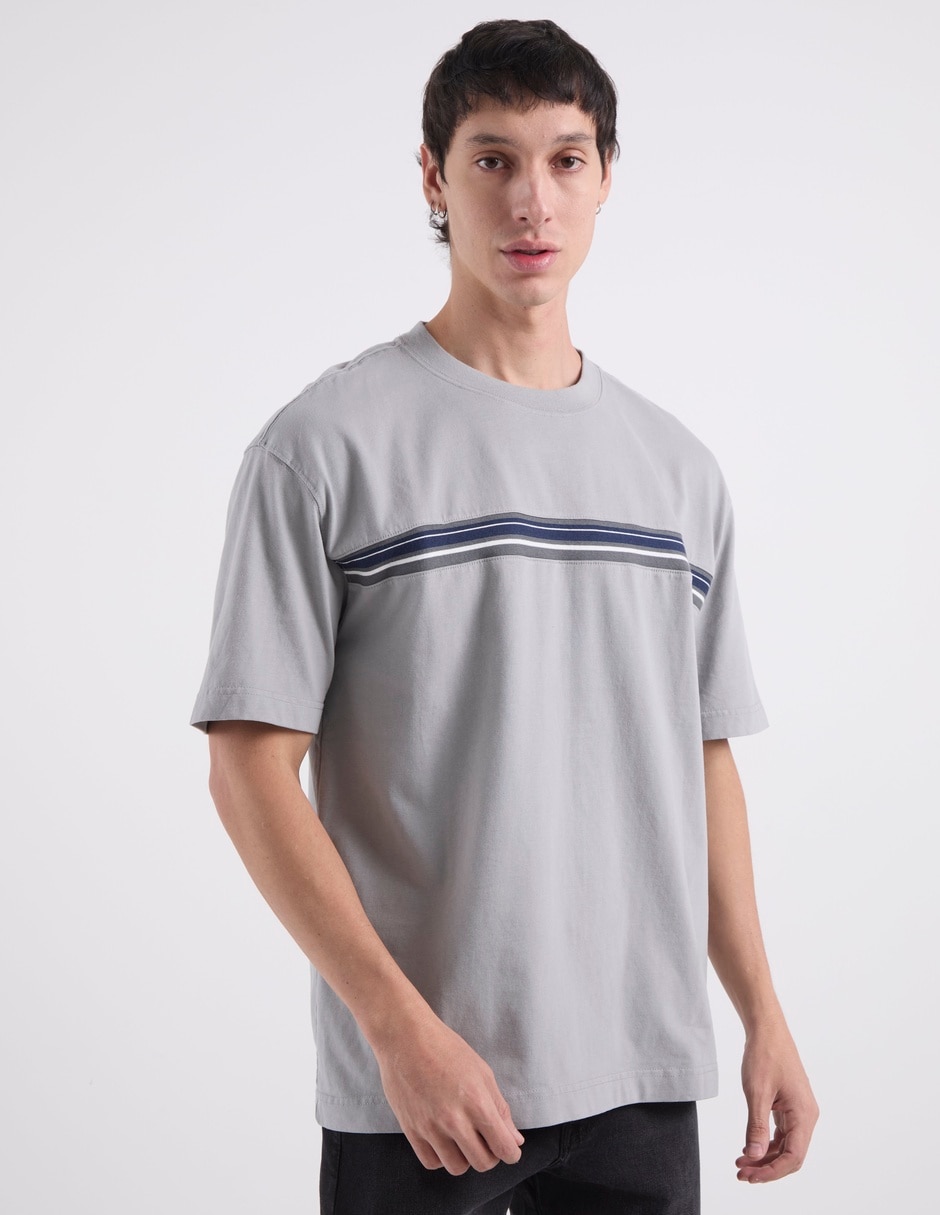 Playera cuello redondo para hombre 1
