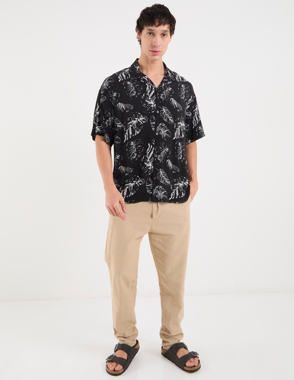 Camisa playa jack & jones manga al codo para hombre