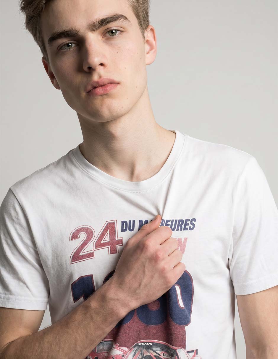 Playera cuello redondo para hombre 2