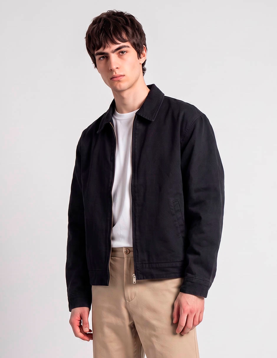 Chamarra casual con bolsillos para hombre Chamarra casual con bolsillos para hombre