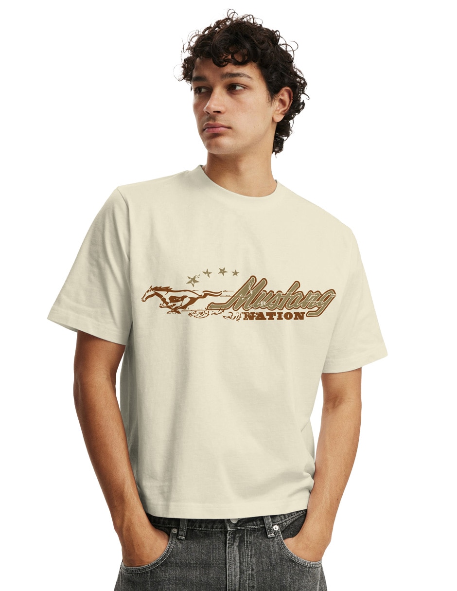 Playera Tee Bar ford cuello redondo para hombre