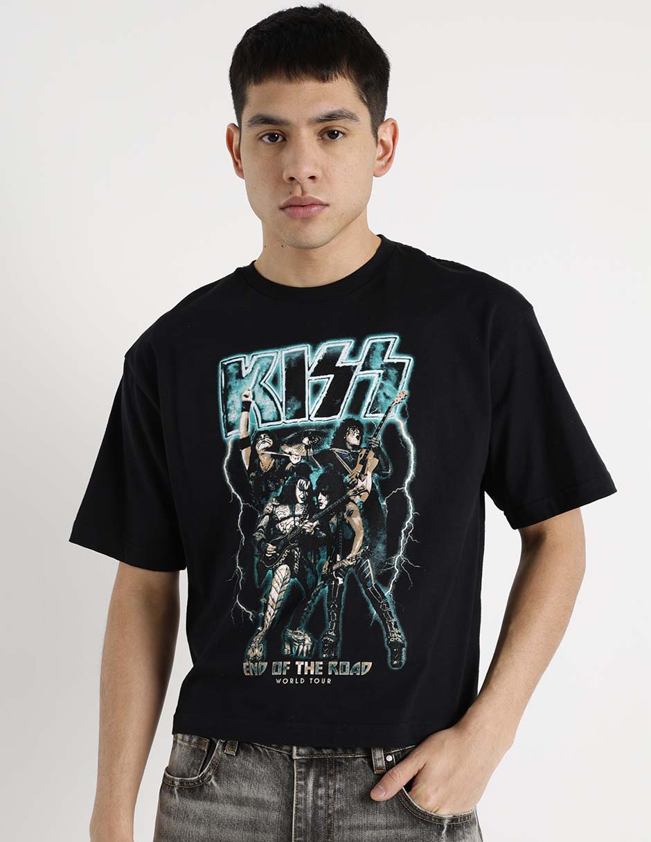 Playera Kiss cuello redondo para hombre Playera Kiss cuello redondo para hombre