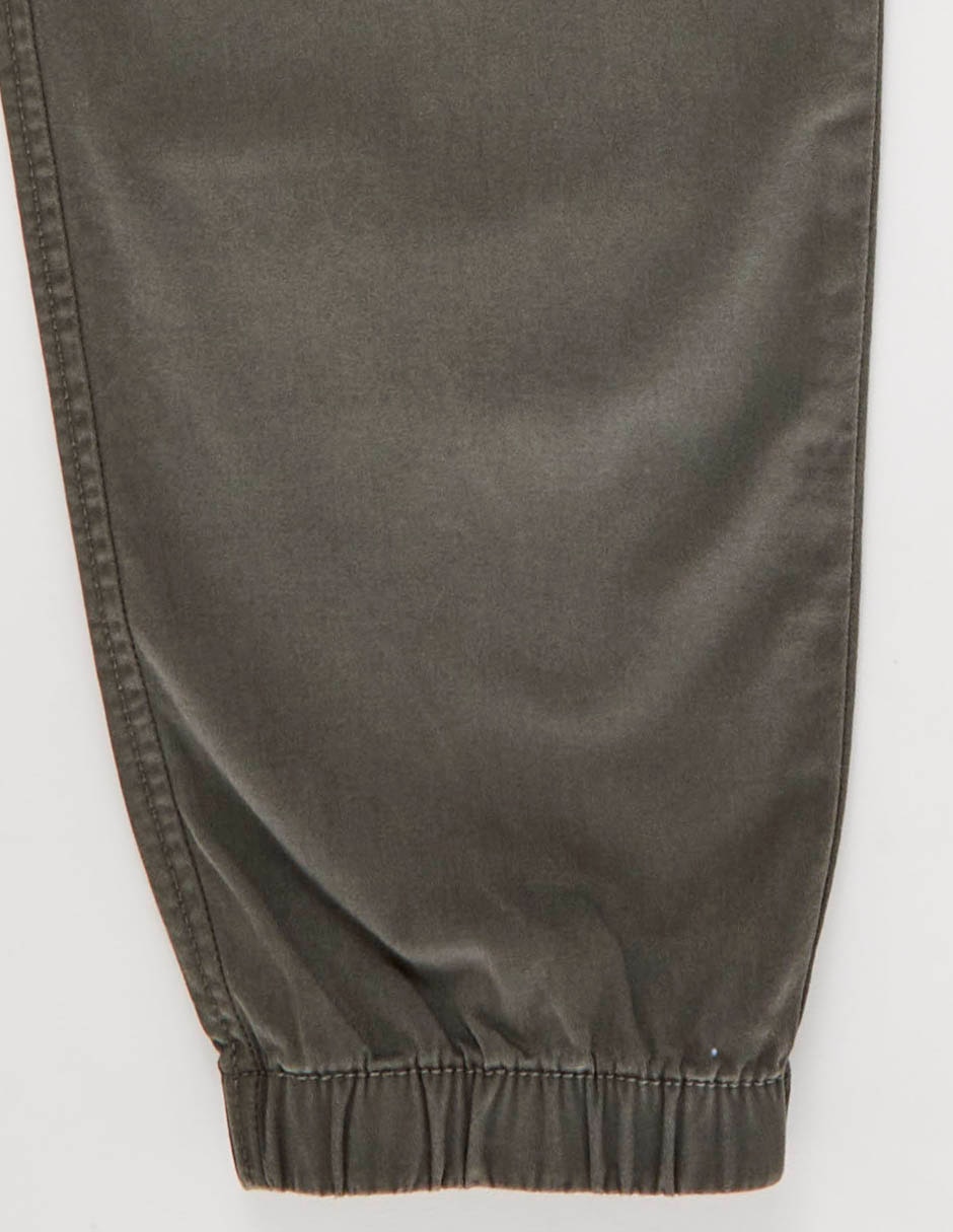 Pantalón jogger regular de algodón para hombre 11