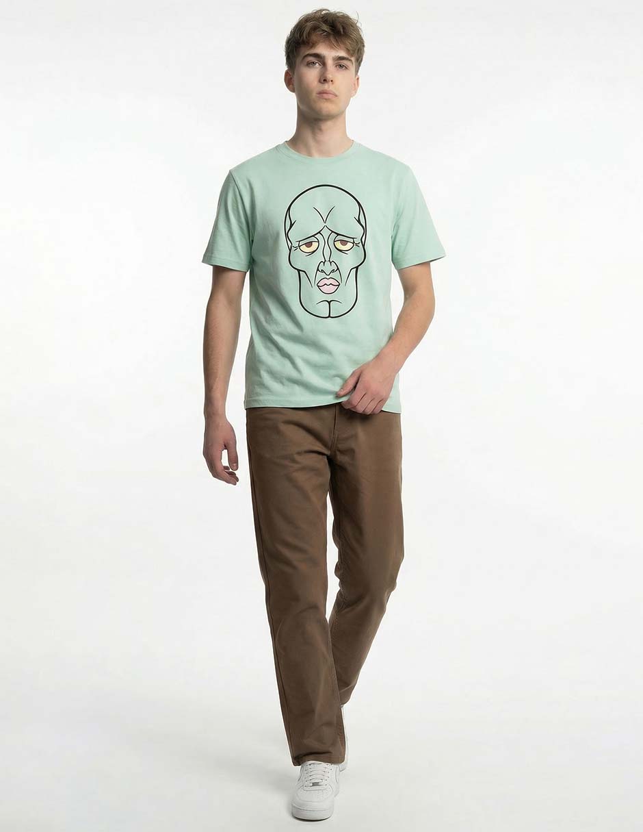 Playera cuello redondo para hombre