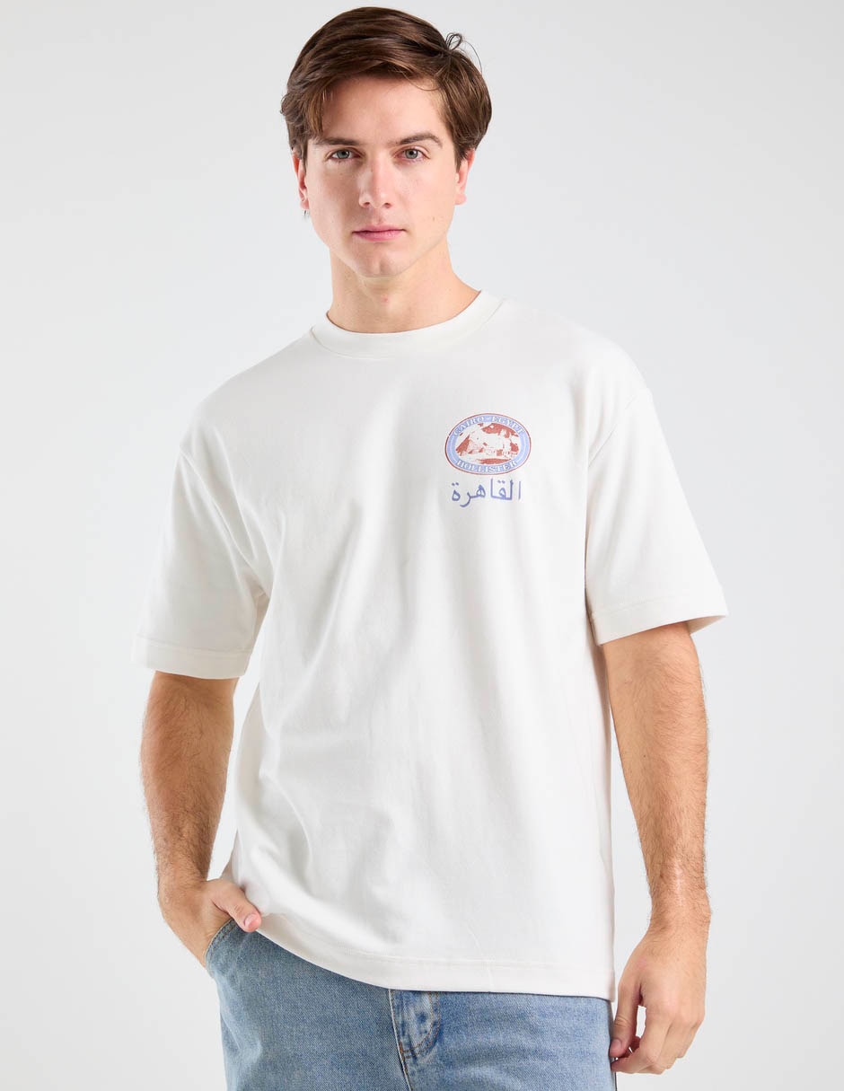 Playera cuello redondo para hombre