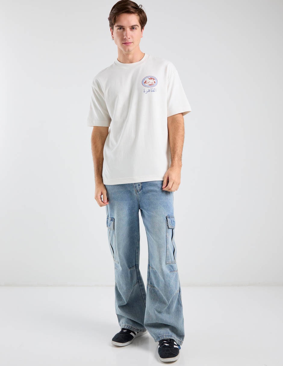 Playera cuello redondo para hombre