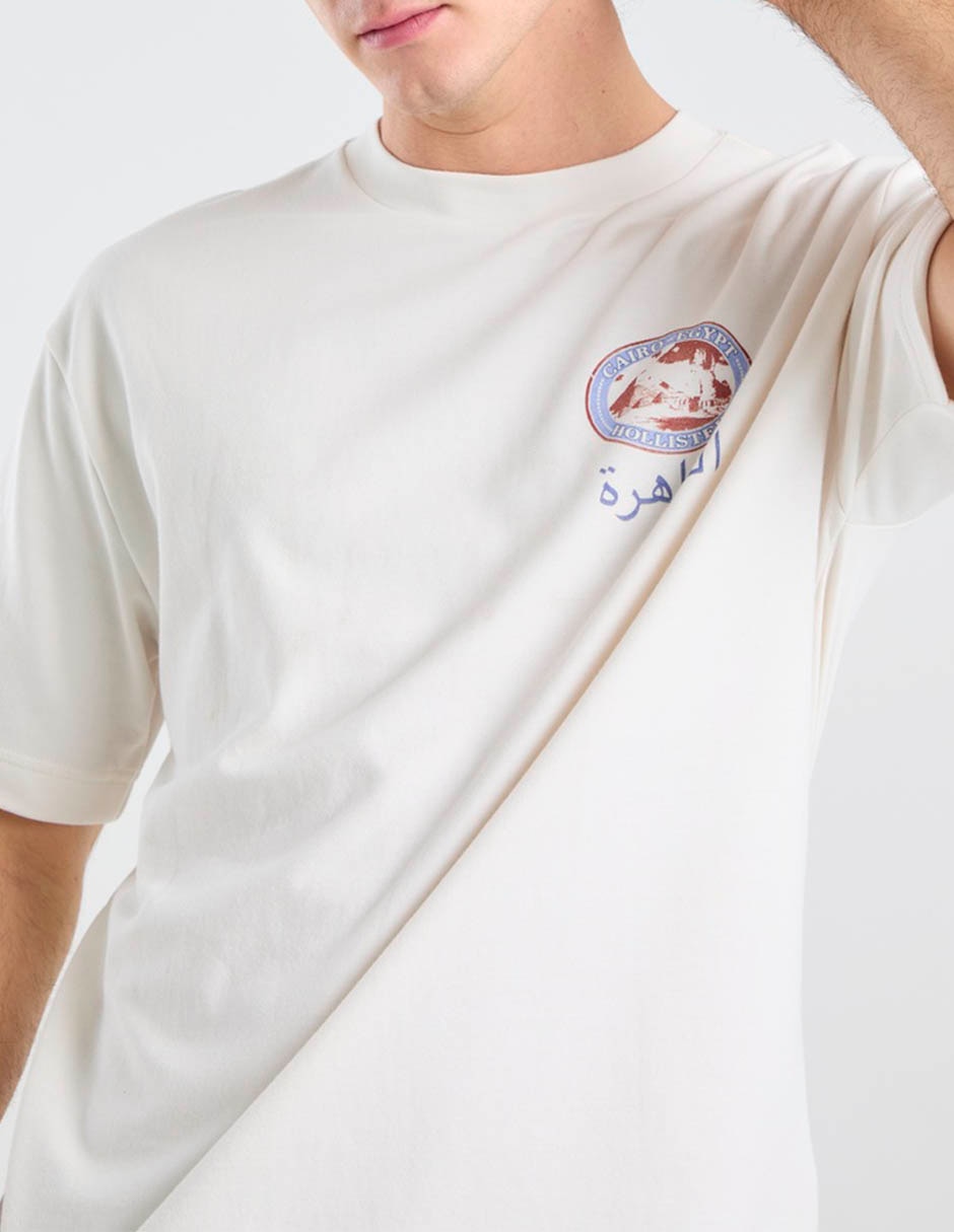 Playera cuello redondo para hombre