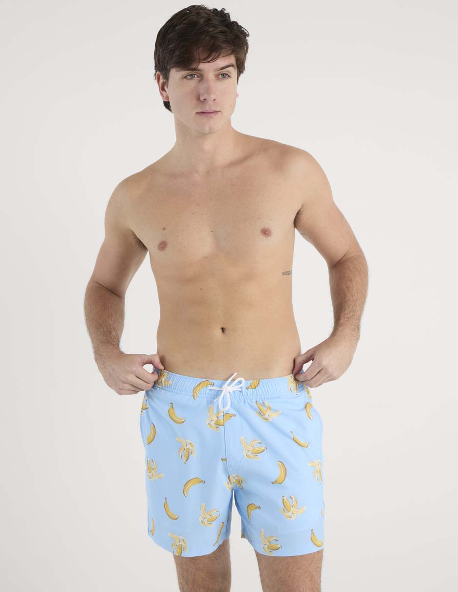 Traje de baño con bolsillos para hombre