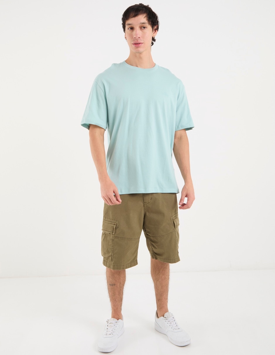 Playera quiksilver cuello redondo para hombre
