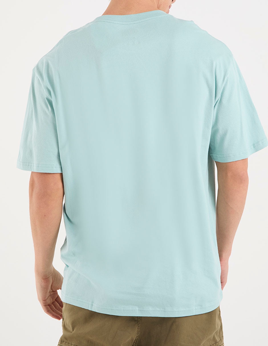 Playera quiksilver cuello redondo para hombre